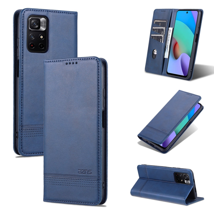 Custodia portafoglio in pelle per Xiaomi Redmi Note 11