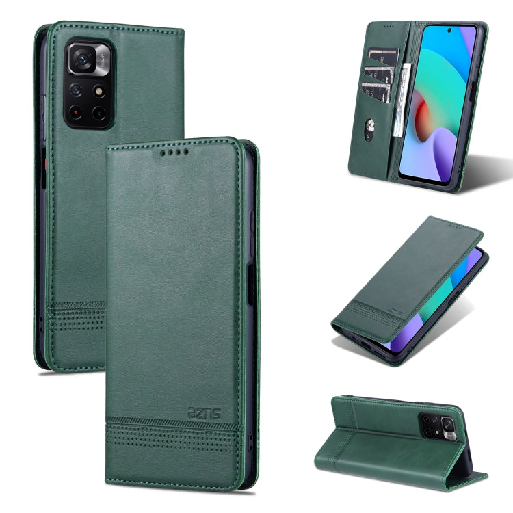 Custodia portafoglio in pelle per Xiaomi Redmi Note 11