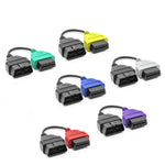 Pacchetto cavo adattatore per scansione ECU OBD a 6 colori per Fiat, 6-color