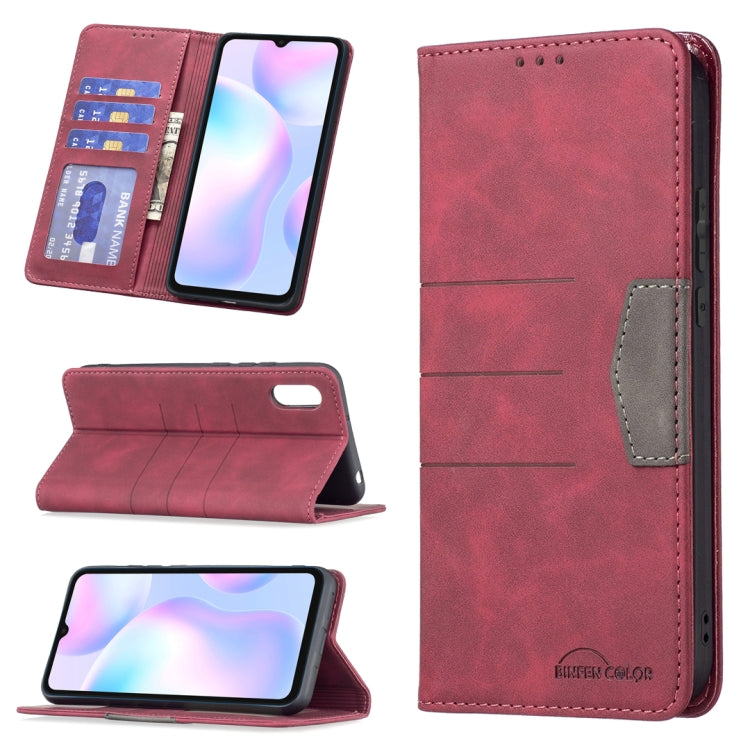 Custodia portafoglio in pelle con chiusura magnetica