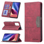 Custodia in pelle con giunzione magnetica per Xiaomi Poco X3