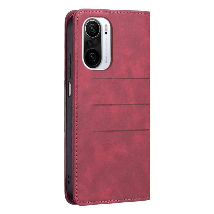 Custodia in pelle con giunzione magnetica per Xiaomi Poco X3