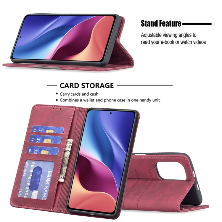 Custodia in pelle con giunzione magnetica per Xiaomi Poco X3