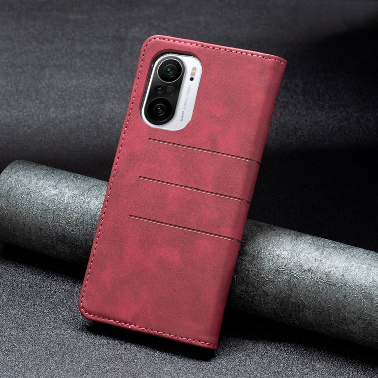 Custodia in pelle con giunzione magnetica per Xiaomi Poco X3