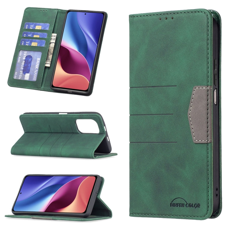 Custodia in pelle con giunzione magnetica per Xiaomi Poco X3