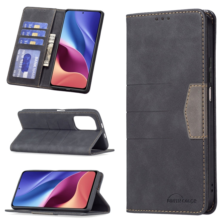 Custodia in pelle con giunzione magnetica per Xiaomi Poco X3