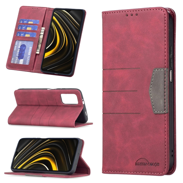 Custodia in pelle con giunzione magnetica per Xiaomi Poco X3