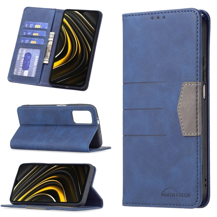 Custodia in pelle con giunzione magnetica per Xiaomi Poco X3