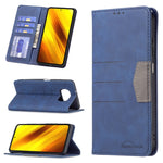 Custodia in pelle con giunzione magnetica per Xiaomi Poco X3