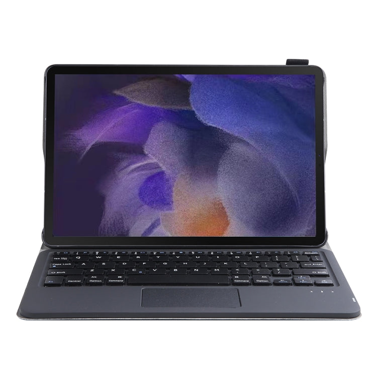 Custodia in pelle per tastiera Bluetooth ultrasottile A08-A con touchpad per Samsung Galaxy Tab A8 2021 SM-X205 / SM-X200, A08-A