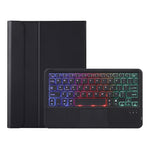 Custodia in pelle per tastiera Bluetooth retroilluminata ultrasottile A08-AS con touchpad per Samsung Galaxy Tab A8 2021 SM-X205 / SM-X200, A08-AS