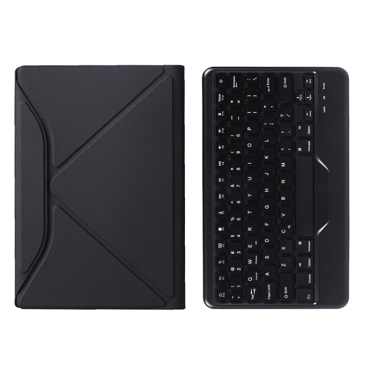 BA08 Diamond Texture Custodia in pelle per tastiera Bluetooth con supporto posteriore a triangolo per Samsung Galaxy Tab A8 2021 SM-X205 / SM-X200, BA08