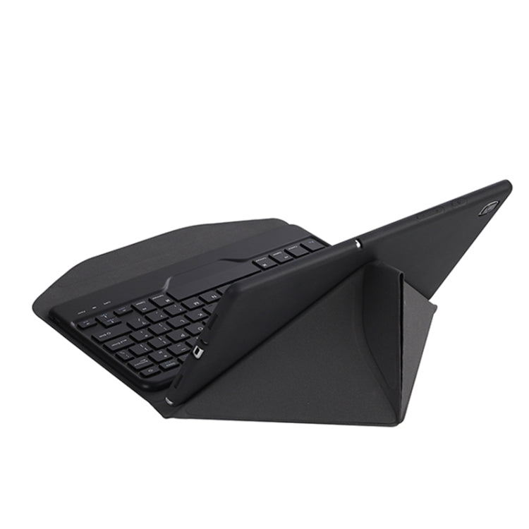 BA08 Diamond Texture Custodia in pelle per tastiera Bluetooth con supporto posteriore a triangolo per Samsung Galaxy Tab A8 2021 SM-X205 / SM-X200, BA08