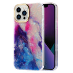 Custodia in marmo con struttura a conchiglia per iPhone 13 Pro