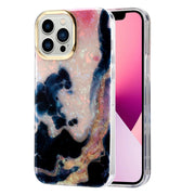 Cassa del telefono in marmo con struttura a conchiglia galvanica, For iPhone 11 Pro, For iPhone 11 Pro Max