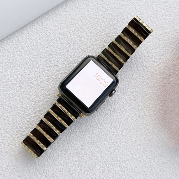 Cinturino in ceramica con cinturino in acciaio con una perlina per la serie Apple Watch, 7 41mm / 6&SE&5&4 40mm / 3&2&1 38mm, 7 45mm / 6&SE&5&4 44mm / 3&2&1 42mm