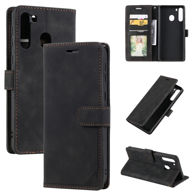 Custodia per telefono in pelle con vibrazione orizzontale con spazzola antifurto Skin Feel, For Samsung Galaxy A72 5G / 4G, For Samsung Galaxy A21s, For Samsung Galaxy A70, For Samsung Galaxy A21