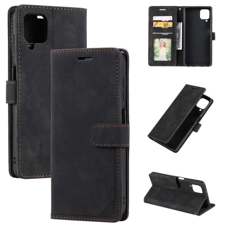 Custodia per telefono in pelle con vibrazione orizzontale con spazzola antifurto Skin Feel, For Samsung Galaxy A12, For Samsung Galaxy S20 Ultra, For Samsung Galaxy A32 5G, For Samsung Galaxy Note10+