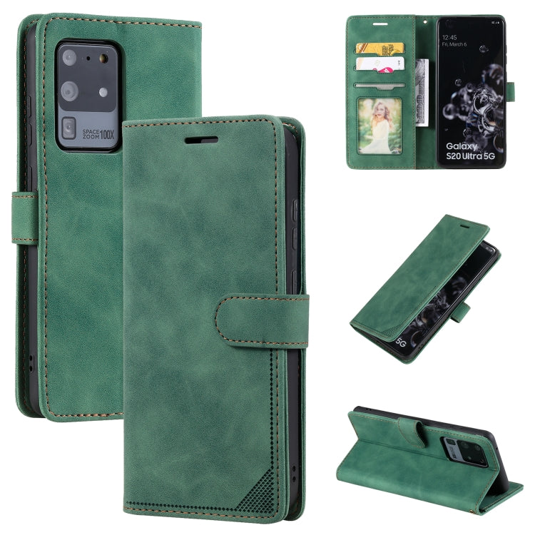 Custodia per telefono in pelle con vibrazione orizzontale con spazzola antifurto Skin Feel, For Samsung Galaxy A12, For Samsung Galaxy S20 Ultra, For Samsung Galaxy A32 5G, For Samsung Galaxy Note10+