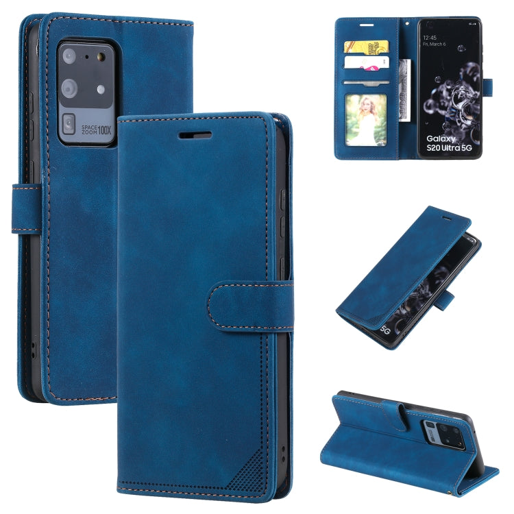 Custodia per telefono in pelle con vibrazione orizzontale con spazzola antifurto Skin Feel, For Samsung Galaxy A12, For Samsung Galaxy S20 Ultra, For Samsung Galaxy A32 5G, For Samsung Galaxy Note10+