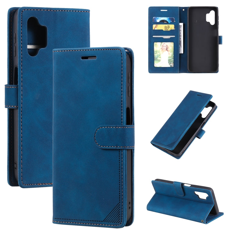 Custodia per telefono in pelle con vibrazione orizzontale con spazzola antifurto Skin Feel, For Samsung Galaxy A12, For Samsung Galaxy S20 Ultra, For Samsung Galaxy A32 5G, For Samsung Galaxy Note10+