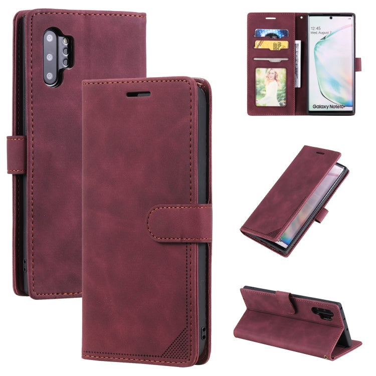 Custodia per telefono in pelle con vibrazione orizzontale con spazzola antifurto Skin Feel, For Samsung Galaxy A12, For Samsung Galaxy S20 Ultra, For Samsung Galaxy A32 5G, For Samsung Galaxy Note10+