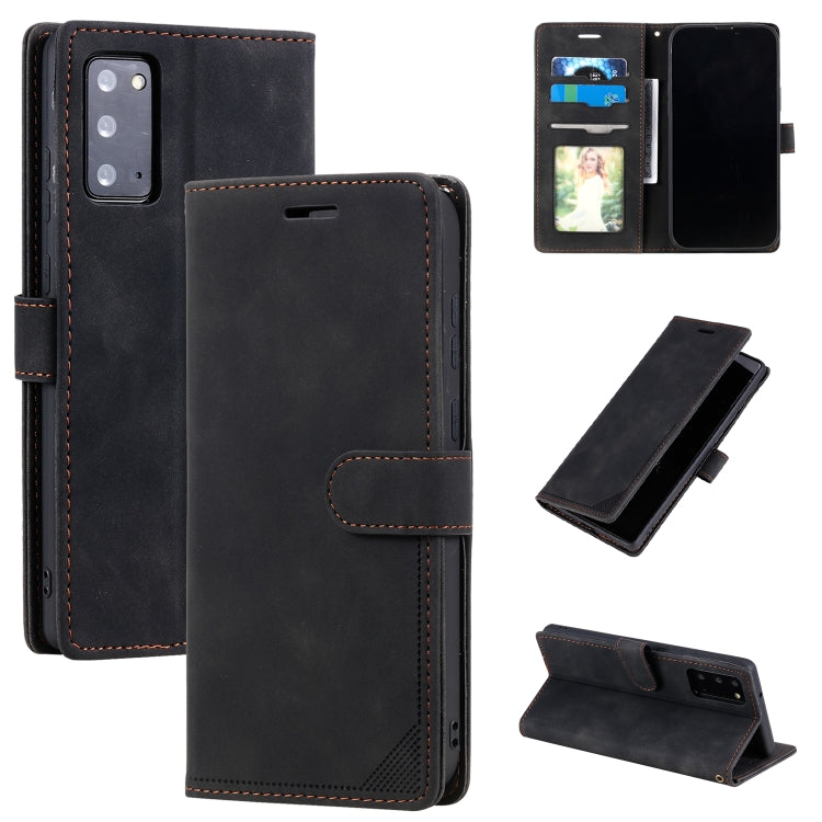 Custodia per telefono in pelle con vibrazione orizzontale con spazzola antifurto Skin Feel, For Samsung Galaxy Note20, For Samsung Galaxy A71, For Samsung Galaxy A40, For Samsung Galaxy S21+ 5G