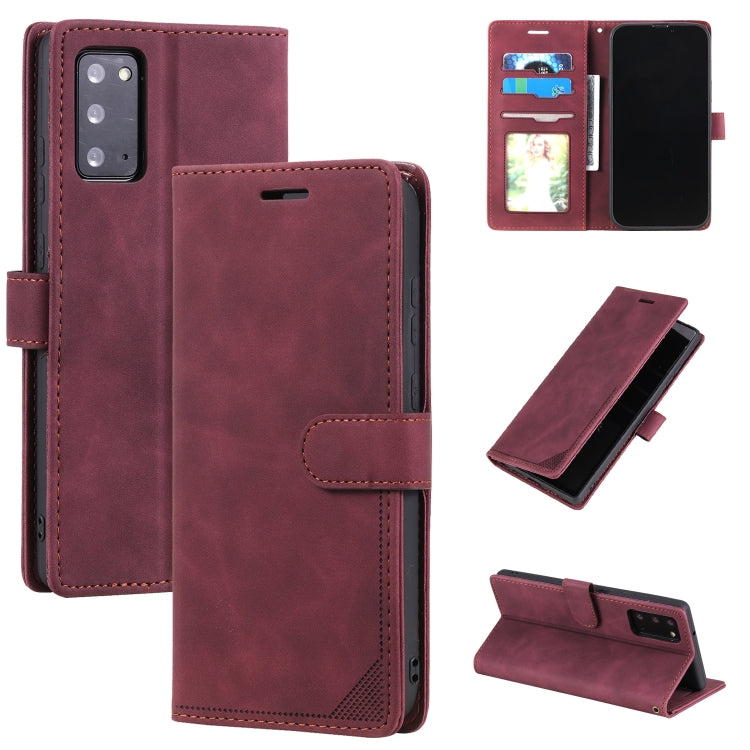 Custodia per telefono in pelle con vibrazione orizzontale con spazzola antifurto Skin Feel, For Samsung Galaxy Note20, For Samsung Galaxy A71, For Samsung Galaxy A40, For Samsung Galaxy S21+ 5G