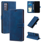 Custodia per telefono in pelle con vibrazione orizzontale con spazzola antifurto Skin Feel, For Samsung Galaxy Note20, For Samsung Galaxy A71, For Samsung Galaxy A40, For Samsung Galaxy S21+ 5G