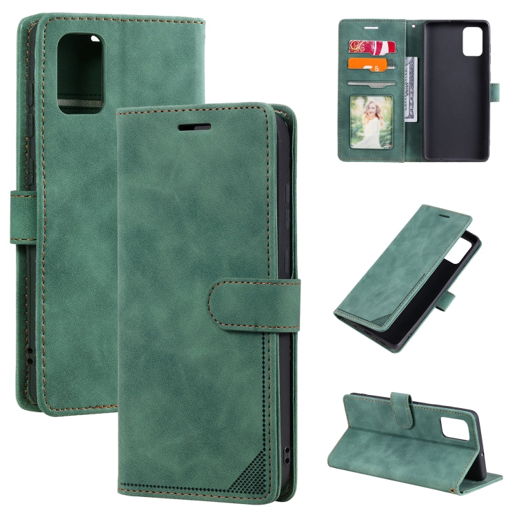 Custodia per telefono in pelle con vibrazione orizzontale con spazzola antifurto Skin Feel, For Samsung Galaxy Note20, For Samsung Galaxy A71, For Samsung Galaxy A40, For Samsung Galaxy S21+ 5G