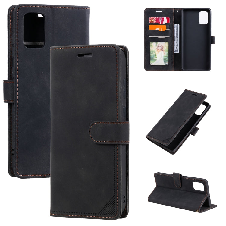 Custodia per telefono in pelle con vibrazione orizzontale con spazzola antifurto Skin Feel, For Samsung Galaxy Note20, For Samsung Galaxy A71, For Samsung Galaxy A40, For Samsung Galaxy S21+ 5G