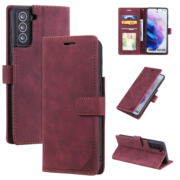 Custodia per telefono in pelle con vibrazione orizzontale con spazzola antifurto Skin Feel, For Samsung Galaxy Note20, For Samsung Galaxy A71, For Samsung Galaxy A40, For Samsung Galaxy S21+ 5G