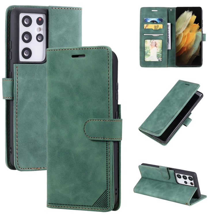 Custodia per telefono in pelle con vibrazione orizzontale con spazzola antifurto Skin Feel, For Samsung Galaxy S21 Ultra 5G, For Samsung Galaxy Note20 Ultra, For Samsung Galaxy S20 FE, For Samsung Galaxy S21 5G