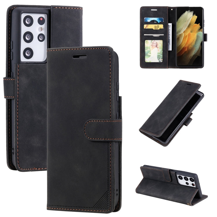 Custodia per telefono in pelle con vibrazione orizzontale con spazzola antifurto Skin Feel, For Samsung Galaxy S21 Ultra 5G, For Samsung Galaxy Note20 Ultra, For Samsung Galaxy S20 FE, For Samsung Galaxy S21 5G
