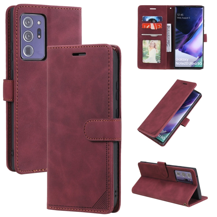Custodia per telefono in pelle con vibrazione orizzontale con spazzola antifurto Skin Feel, For Samsung Galaxy S21 Ultra 5G, For Samsung Galaxy Note20 Ultra, For Samsung Galaxy S20 FE, For Samsung Galaxy S21 5G