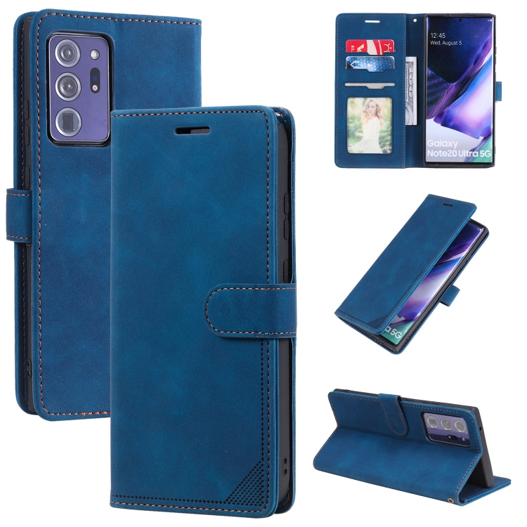 Custodia per telefono in pelle con vibrazione orizzontale con spazzola antifurto Skin Feel, For Samsung Galaxy S21 Ultra 5G, For Samsung Galaxy Note20 Ultra, For Samsung Galaxy S20 FE, For Samsung Galaxy S21 5G