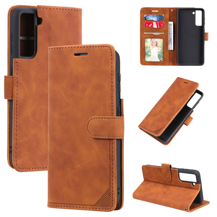 Custodia per telefono in pelle con vibrazione orizzontale con spazzola antifurto Skin Feel, For Samsung Galaxy S21 Ultra 5G, For Samsung Galaxy Note20 Ultra, For Samsung Galaxy S20 FE, For Samsung Galaxy S21 5G