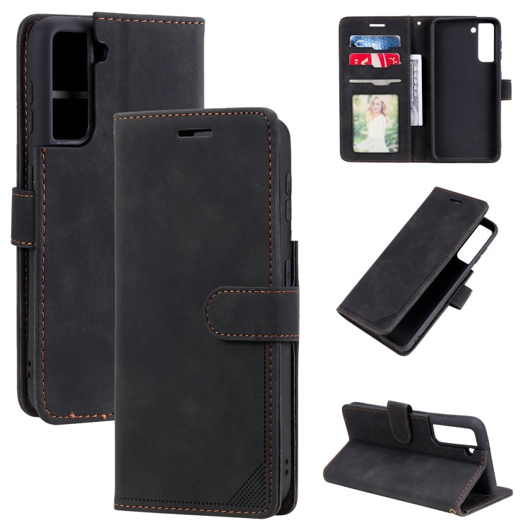 Custodia per telefono in pelle con vibrazione orizzontale con spazzola antifurto Skin Feel, For Samsung Galaxy S21 Ultra 5G, For Samsung Galaxy Note20 Ultra, For Samsung Galaxy S20 FE, For Samsung Galaxy S21 5G