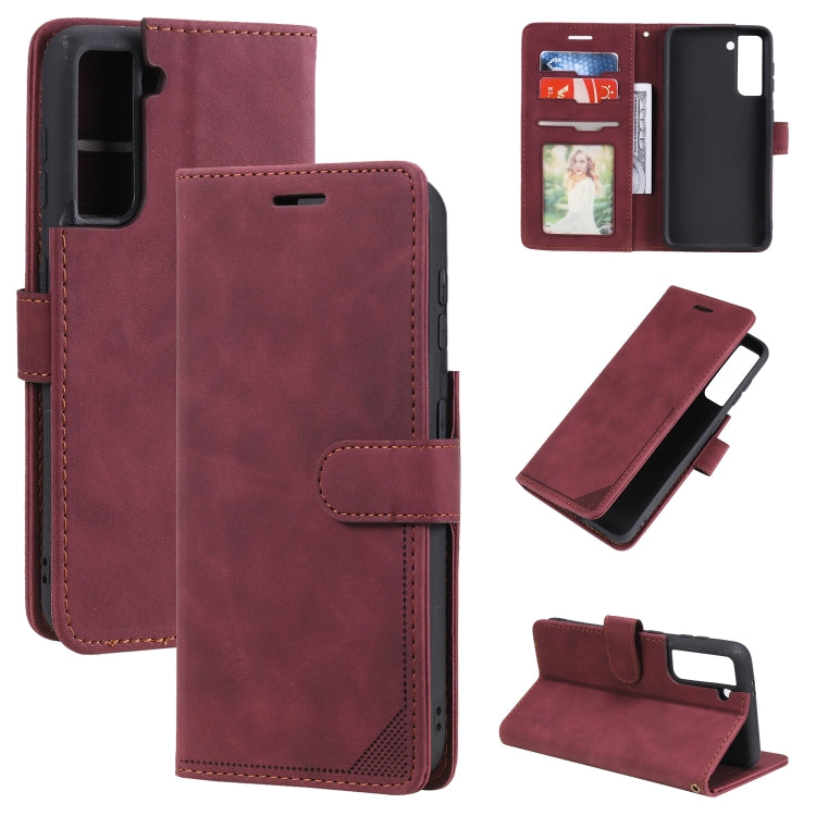 Custodia per telefono in pelle con vibrazione orizzontale con spazzola antifurto Skin Feel, For Samsung Galaxy S21 Ultra 5G, For Samsung Galaxy Note20 Ultra, For Samsung Galaxy S20 FE, For Samsung Galaxy S21 5G
