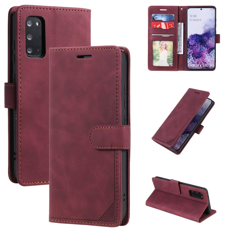 Custodia per telefono in pelle con vibrazione orizzontale con spazzola antifurto Skin Feel, For Samsung Galaxy S20, For Samsung Galaxy A32 4G, For Samsung Galaxy A22 5G, For Samsung Galaxy A03s EU Version
