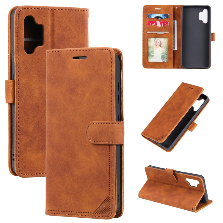 Custodia per telefono in pelle con vibrazione orizzontale con spazzola antifurto Skin Feel, For Samsung Galaxy S20, For Samsung Galaxy A32 4G, For Samsung Galaxy A22 5G, For Samsung Galaxy A03s EU Version