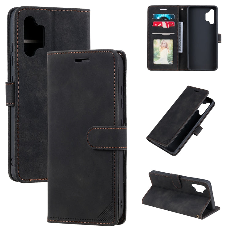 Custodia per telefono in pelle con vibrazione orizzontale con spazzola antifurto Skin Feel, For Samsung Galaxy S20, For Samsung Galaxy A32 4G, For Samsung Galaxy A22 5G, For Samsung Galaxy A03s EU Version