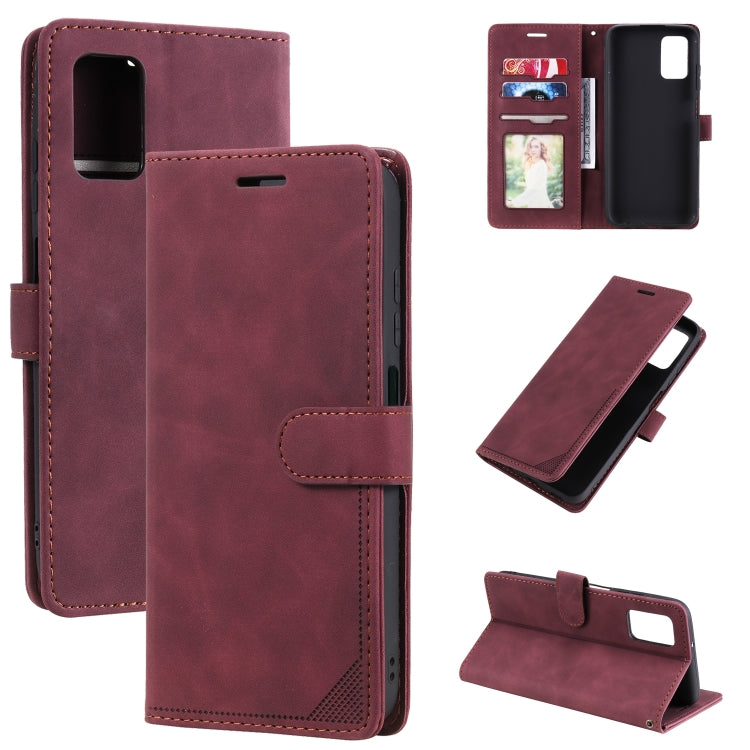 Custodia per telefono in pelle con vibrazione orizzontale con spazzola antifurto Skin Feel, For Samsung Galaxy S20, For Samsung Galaxy A32 4G, For Samsung Galaxy A22 5G, For Samsung Galaxy A03s EU Version