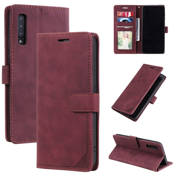 Custodia per telefono in pelle con vibrazione orizzontale con spazzola antifurto Skin Feel, For Samsung Galaxy A50, For Samsung Galaxy A22, For Samsung Galaxy A42 5G, For Samsung Galaxy A52 5G / 4G