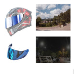 Visiera per casco moto Lente antivento anti-UV per AGV K1 / K3SV / K5