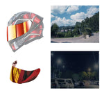 Visiera per casco moto Lente antivento anti-UV per AGV K1 / K3SV / K5