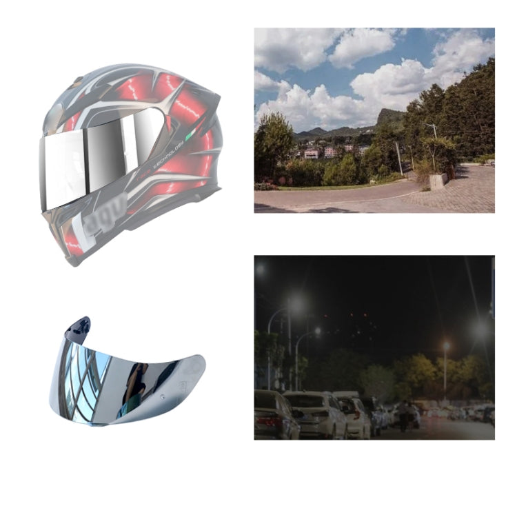 Visiera per casco moto Lente antivento anti-UV per AGV K1 / K3SV / K5