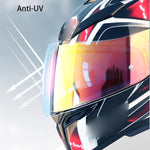 Visiera per casco moto Lente antivento anti-UV per AGV K1 / K3SV / K5