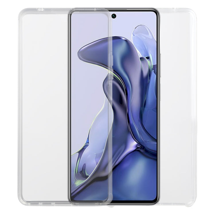 Custodia per telefono trasparente all-inclusive a doppia faccia ultrasottile in PC + TPU, For Xiaomi 11T
