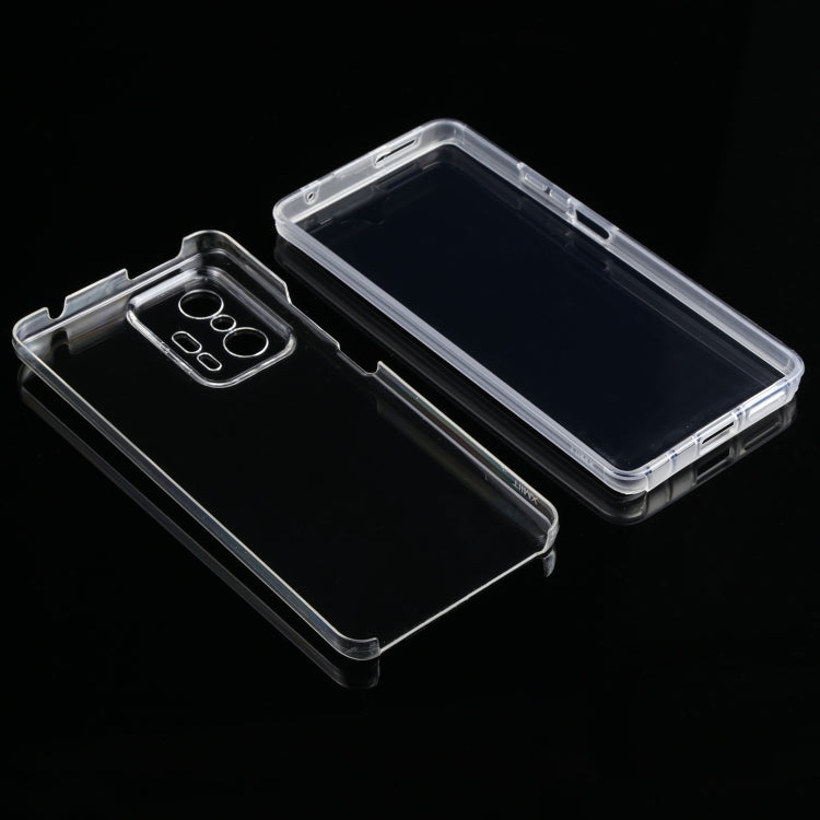 Custodia per telefono trasparente all-inclusive a doppia faccia ultrasottile in PC + TPU, For Xiaomi 11T
